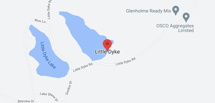 map of 421 Little Dyke Road